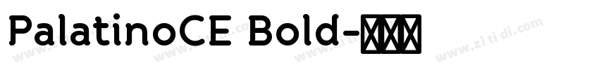 PalatinoCE Bold字体转换